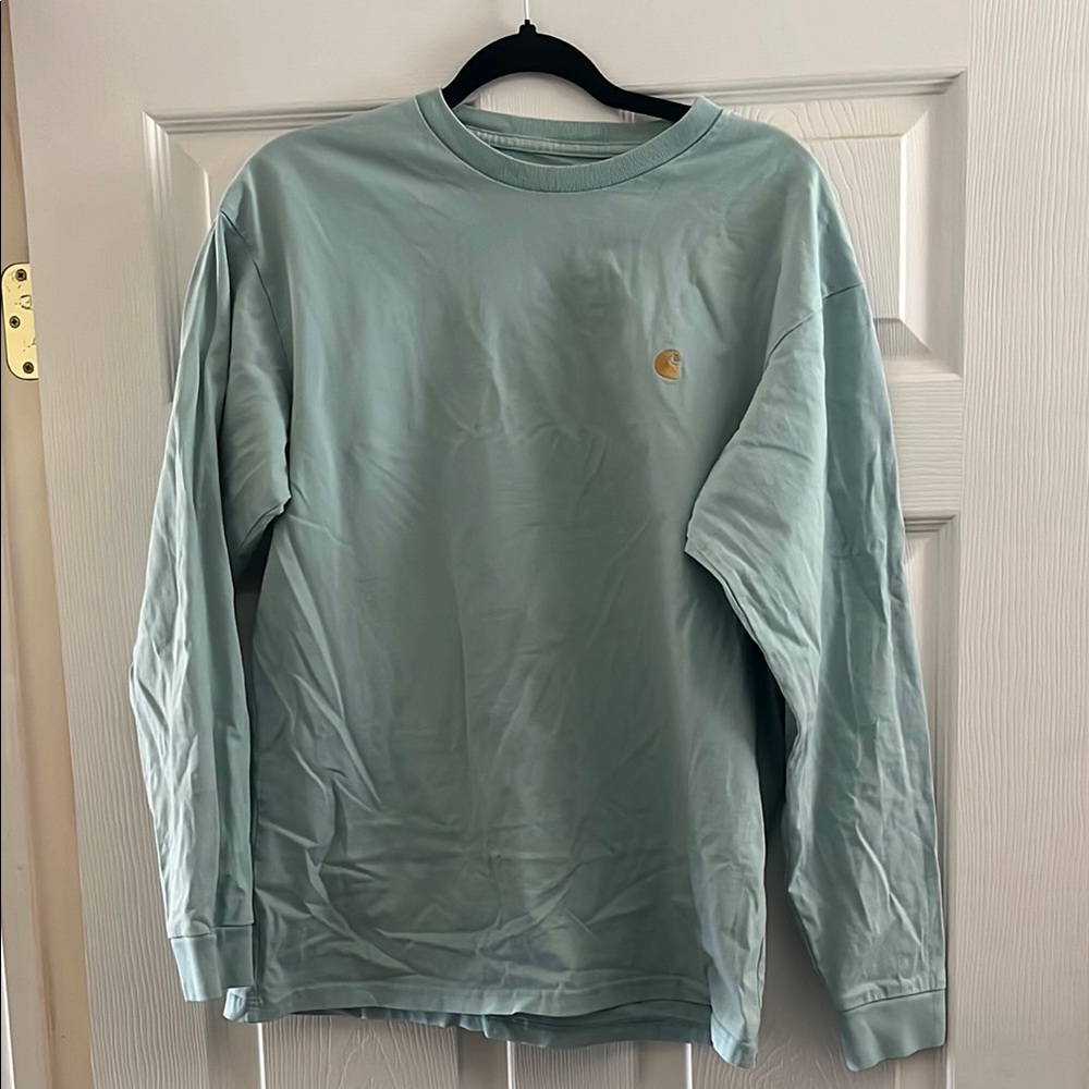 Carhartt WIP Green Long Sleeve Tee Classic Crew Neck